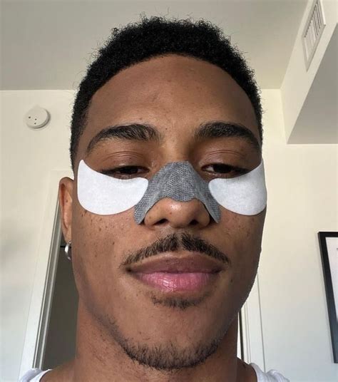 A Man With An Eye Patch On His Nose