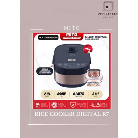 Jual Mito Multidigital Rice Cooker R Low Sugar In Shopee Indonesia