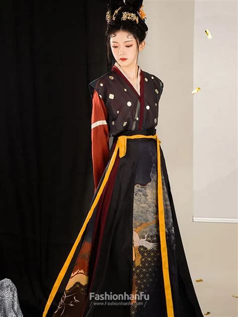 Fashion Hanfu Chinese Hanfu Tang Dynasty Dress Qiyao Ruqun Female