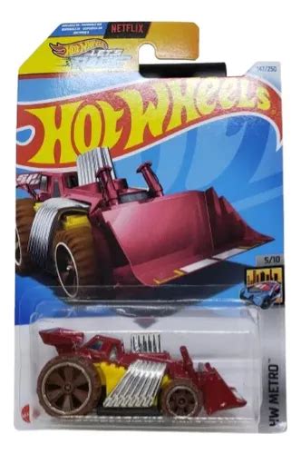 Hot Wheels Let S Race Netflix Dozer Escavadeira Mercadolivre