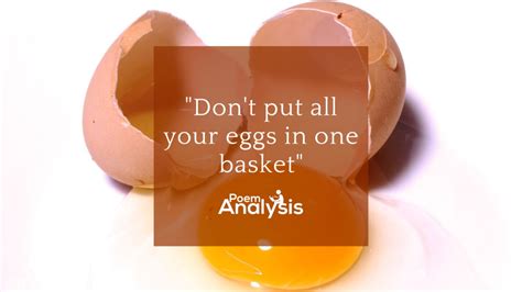 Don T Put All Your Eggs In One Basket Meaning And Origin