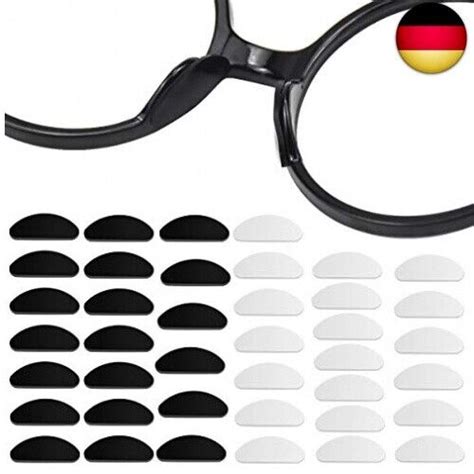 20 Paare Nasenpads für Brillen Selbstklebend Rutschfeste Brille