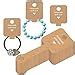 Amazon JijAcraft 200Pcs Bracelet Display Cards With Adhesive