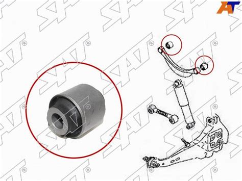 Сайлентблок заднего верхнего поперечного рычага MAZDA 6/ATENZA 02-08 ...