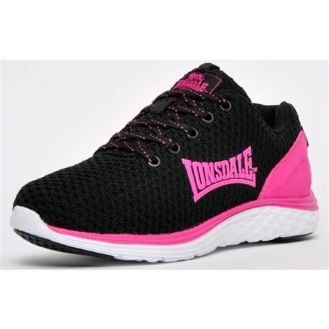 Lonsdale Silwick Ultraknit Baskets De Running Femmes Noir Cdiscount