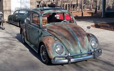 Stunning Photos Of Volkswagen Beetle Rat Rods With Patina Look On The