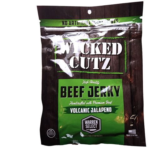 Wicked Cutz Beef Jerky Volcanic Jalapeno ~ Beef Jerky Reviews