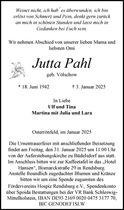 Kondolenzbuch Von Jutta Pahl Sh Z Trauer