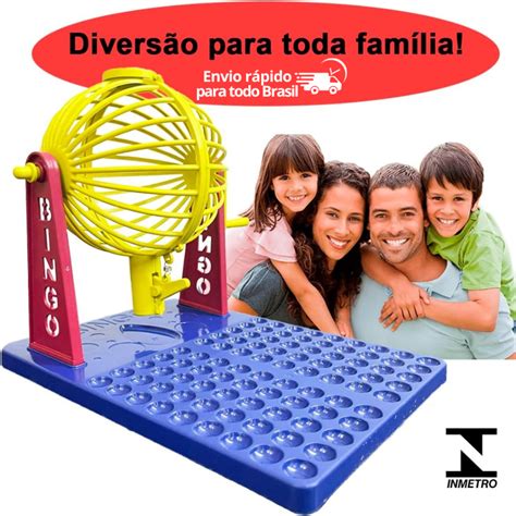 Jogo De Bingo Toda Fam Lia Divers O C Cartelas Descubra O