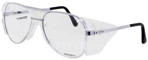 Titus G77 Premium Metal Frame Aviator Z87 Safety Glasses W Side Shiel Titus Cse