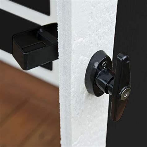 Qanvee Shed Door Latch T Handle Lock Kit With 4 Keys