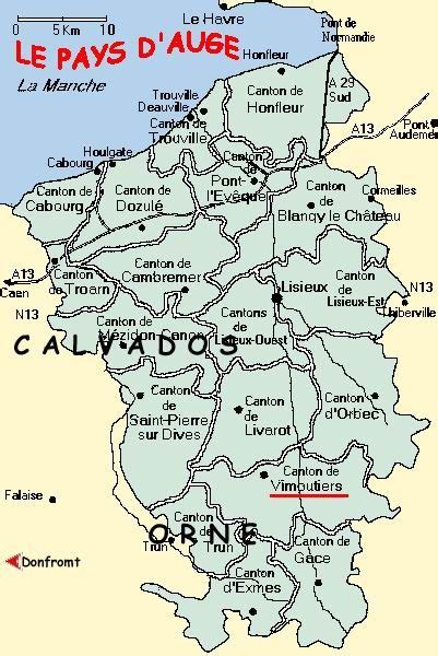 Pays d Auge » Voyage - Carte - Plan