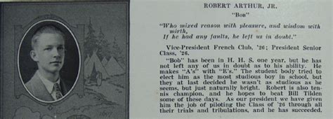 Robert Arthur Jr
