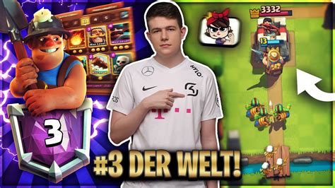 🏆platz 3 Der Welt TunnelgrÄber Ist Wieder Stark Clash Royale Youtube