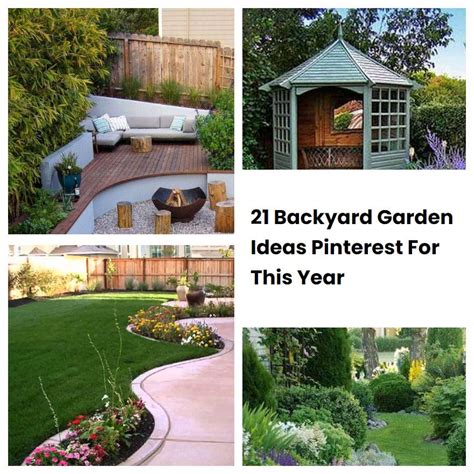 21 Backyard Garden Ideas Pinterest For This Year Sharonsable