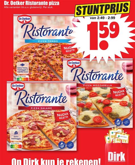 Dr Oetker Ristorante Pizza Aanbieding Bij Dirk