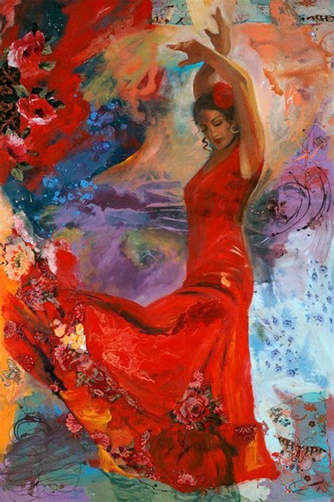 Pin by Borsodi Rozália on Ciganas Dance paintings Painting Tango art