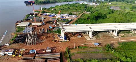 Tol Kapal Betung Seksi 2 Dan 3 Kramasan Betung Ditargetkan Rampung