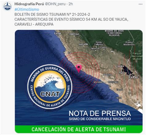 Terremoto En Arequipa E Ica Se Descarta Alerta De Tsunami En El Litoral Peruano Publimetro Perú