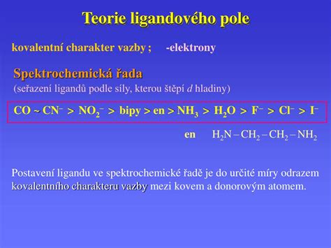 PPT - Teorie valenčních vazeb (VB) PowerPoint Presentation, free ...