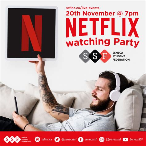 Netflix Party Seneca Student Federation