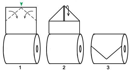 Toilet Paper Origami Triangle You Can Triangle Fold Your Toilet Paper