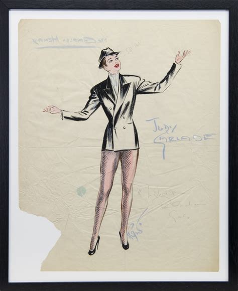 Lot 65 Judy Garland Costume Design A Mixed Media By