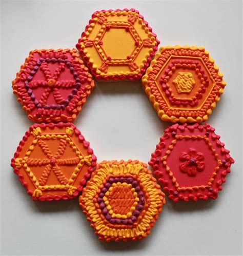 Hexagon Cookie Cookie T Box Cookie Ts Cookie Decorating