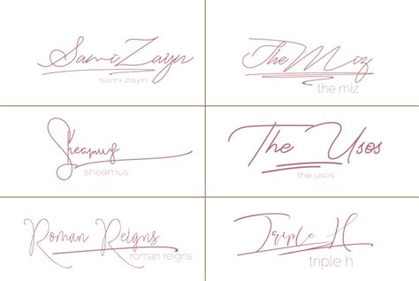 Design best cursive signature logo by Marrygfx | Fiverr