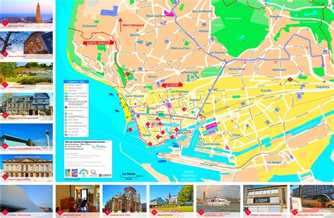 Le Havre sightseeing map