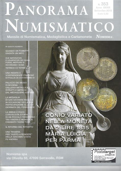 Panorama Numismatico Settembre 2019 N 353 Bibliografia