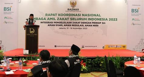 Perkuat Sinergi Pengelolaan Zakat Nasional BAZNAS Gelar Rakornas LAZ