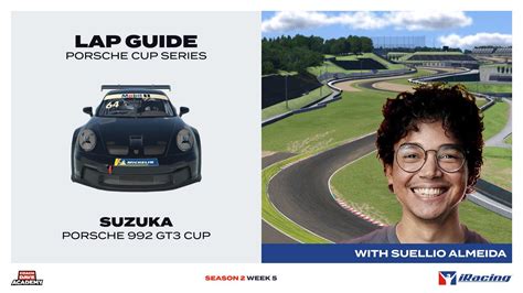 IRacing Lap Guide Porsche 992 GT3 Cup At Suzuka S2 W5 YouTube