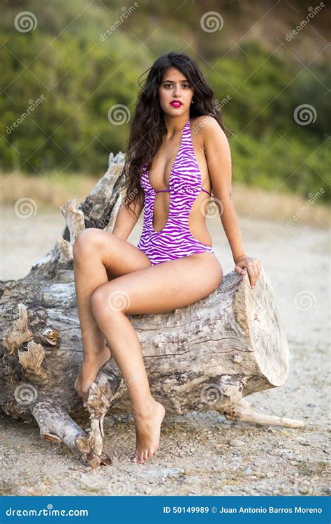 Beautiful Woman In Bikini Stock Image Image Of Beauty 50149989