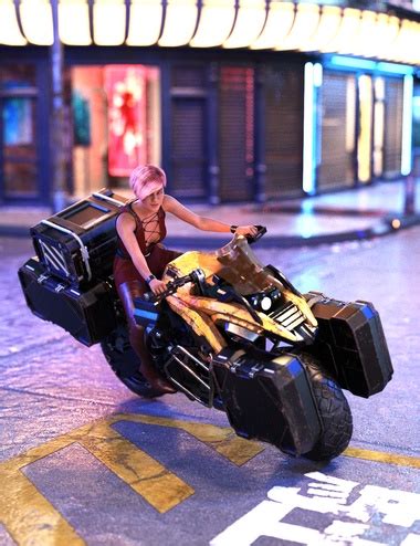 Cyberpunk Motorcycle Daz D