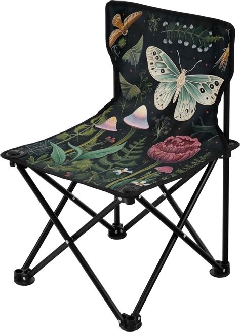 Amazon Nesatuwa Forest Mushrooms Camping Chairs Lightweight