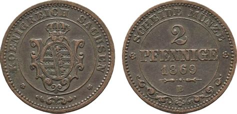 Sachsen Meiningen Cu Pfennig Georg Ii Vf Ma Shops