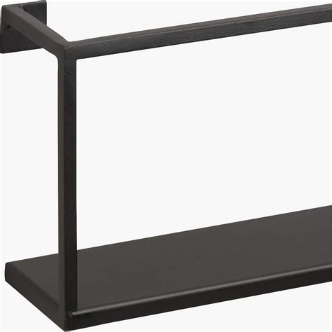 Matte Black Floating Shelves Set Of 3 Cb2 Ksa