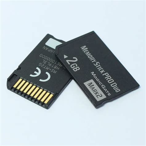 Original 1GB 2GB Memory Stick Pro Duo Memory Cards For PSP