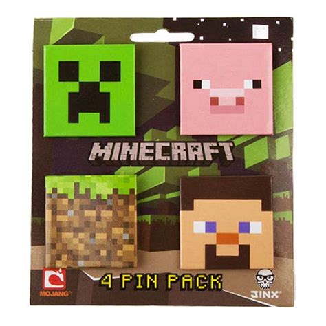 Minecraft Pin 4 Pack Entertainment Earth