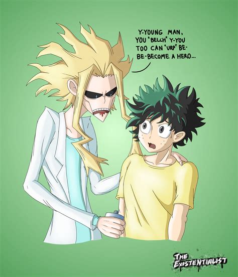 All Might And Deku By Theexistentialist515 On Deviantart