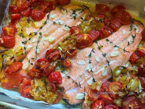 Trota Salmonata Al Forno Il Cucchiaio Di Anita