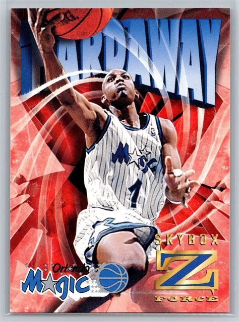 Anfernee Hardaway 1996 97 SkyBox Z Force Orlando Magic 63 Z Cling