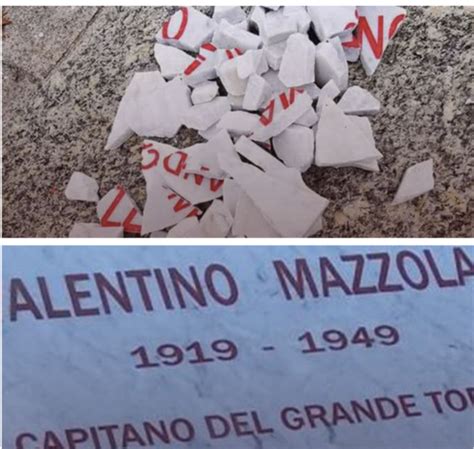 Vandali In Azione Distrutta Di Nuovo La Targa Di Capitan Mazzola