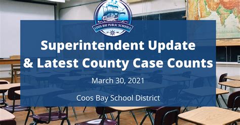 Superintendent Update And Latest County Case Counts Coos Bay School District