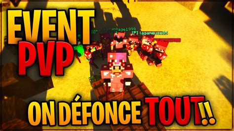 ON LES TUE TOUS PENDANT CET EVENT PVP SUR MINECRAFT Serveur Pvp