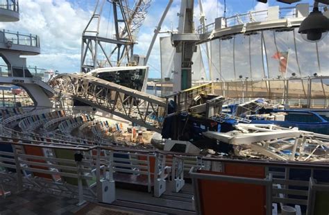 Royal Caribbean Cancels Three Cruises After Crane Falls On Ship