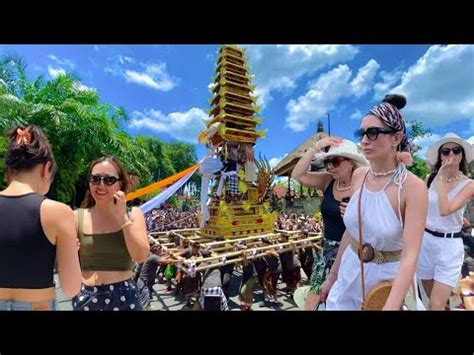 Kota Terbaik Dunia Begini Situasi Ubud Bali Saat Upacara Pelebon Puri