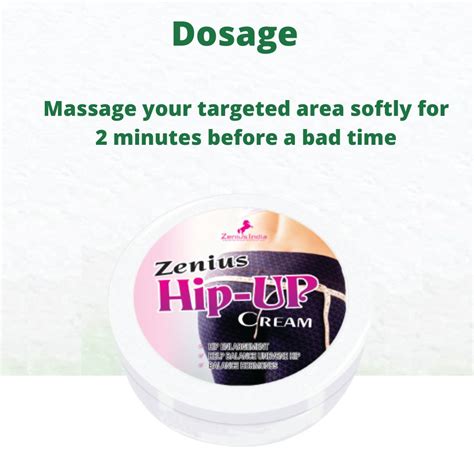 Zenius Hip Up Cream Hip Enlargement And Butt Enhancement 50g Cream