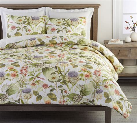 Thistle Percale Comforter Pottery Barn